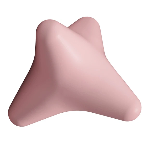 (Pink) Four Corner Massager Plantar Massage Tool For Neck Relaxation Back
