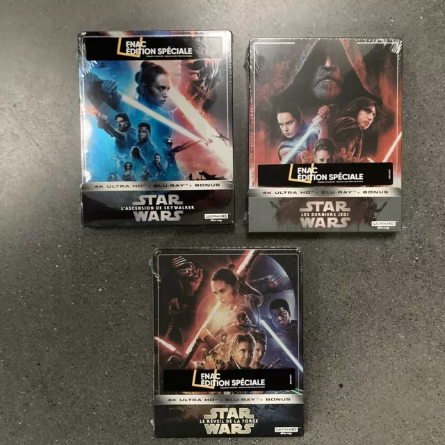 Lot Blu-Ray Ultra HD Star Wars Steelbook