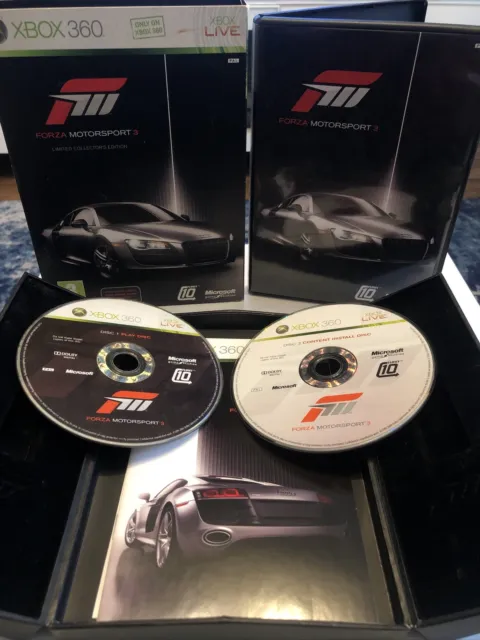 Forza Motorsport 3 Xbox 360 Limited Collectors Edition kein Schlüsselring/USB