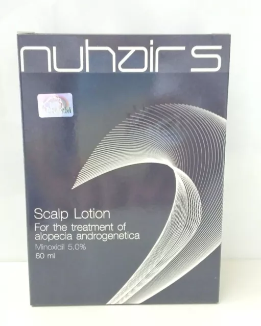 NUHAIR MINOXIDIL 5% hair loss alopecia androgenetica or male pattern baldness