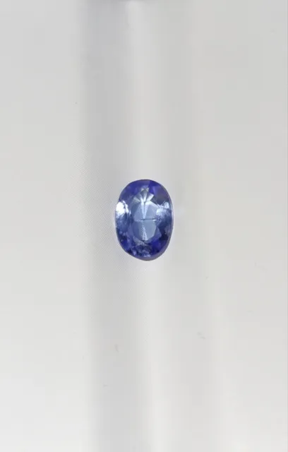 A Grade Loose Iolite Brilliant Cut Faceted Gemstone 7x5x3mm 0.80ct Blue/Purple