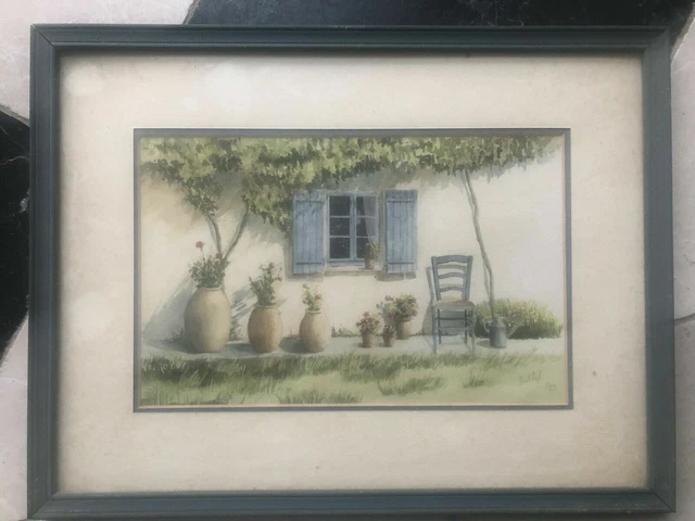 Île de Ré Peinture, Charente Maritime Aquarelle B stel ou stef ?
