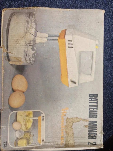 Batteur Moulinex Minor 2 - Complet Avec Notice Et Boîte D'Origine - Vintage