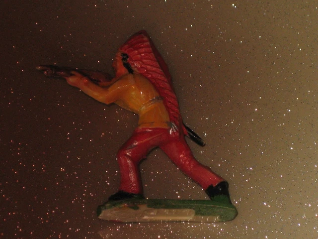 Billy - Soldats Plasty Genre Timpo - Canoë Et Indiens En Boîte Ref 4772