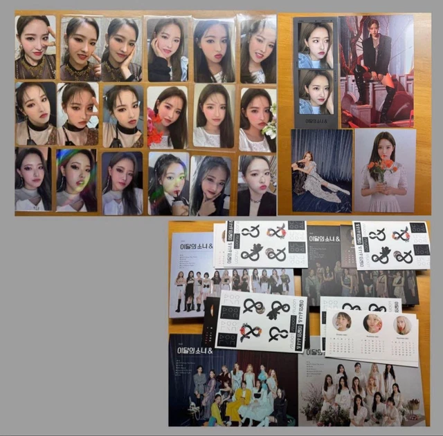 LOONA OLIVIA HYE [&] PTT 4 Albums Photocard Complete Set Official