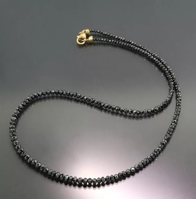 Diamantkette / Collier Schwarz 30 Carat *Luxus* 585 Gold Wert 7.000,00 Euro Neu