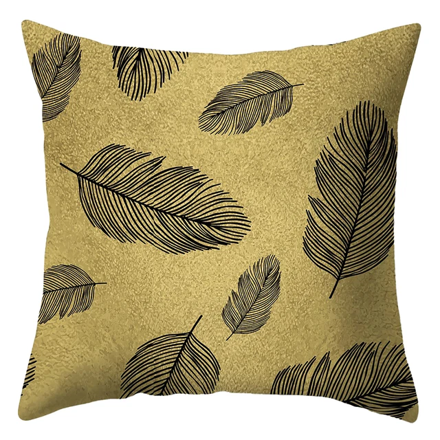 Pillow Cover Soft-touching Hidden Closure Easy Clean Cushion Case Polyester
