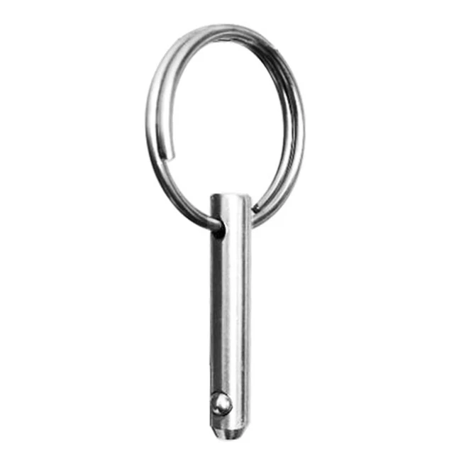 4 Pcs Stainless Steel Quick Release Bimini Pin Spring Marine Safety Pin Marine 3