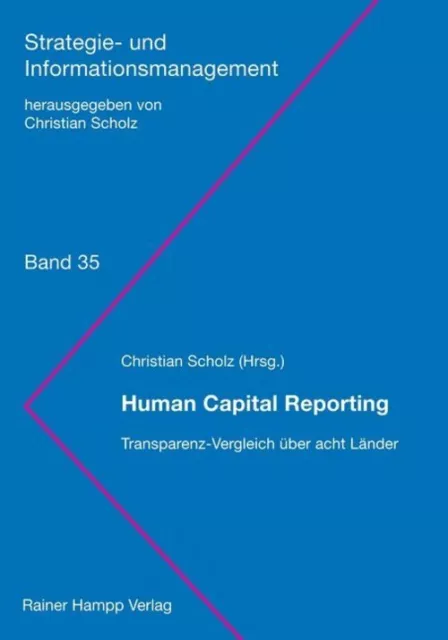 Human Capital Reporting Transparenz-Vergleich über acht Länder Christian Scholz
