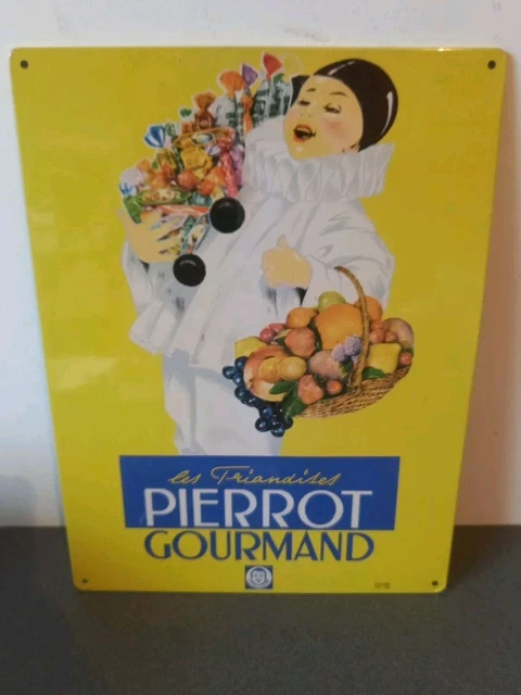 Plaque métal publicitaire 20x30 cm bombée en relief : Légende Hollywood