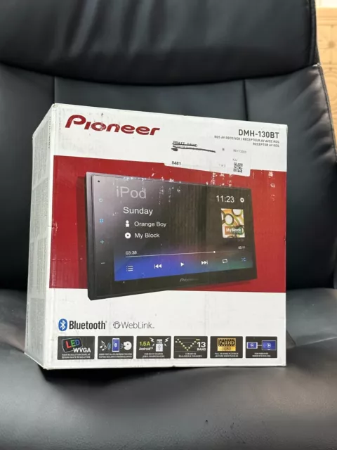 Pioneer DMH-130BT Double Din 6.8 Touchscreen Bluetooth Car Stereo  Receiver, Android / Apple iOS 