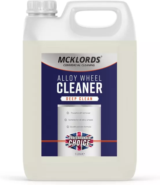McKLords Commercial Alloy Wheel Cleaner, 5 Litre