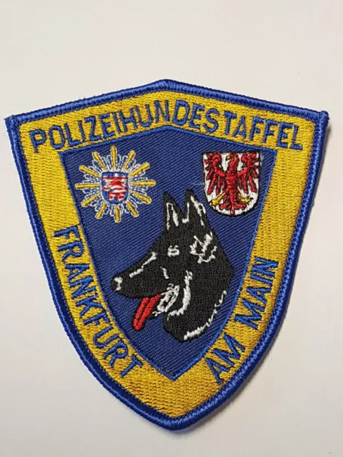 Police Hessian Police Service Dog Squad Frankfurt Am Main Badge Canine K-9