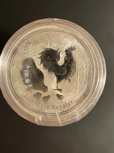 2017 Perth Mint Lunar Year Of The Rooster 1oz Silver Coin .999 From sealed roll2