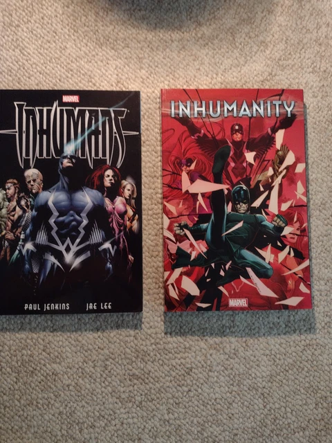 Marvel Graphic Novel Trade Paper Backs TPB: INHUMANS Paul Jenkins & INHUMANITY