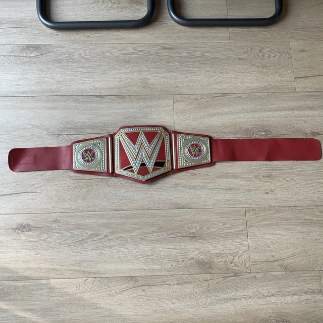 WWE RED UNIVERSAL Championship Mattel Wrestling Title Toy Belt