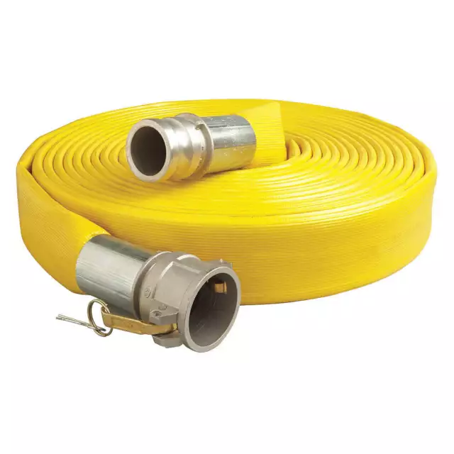 GRAINGER APPROVED DPZ400-50CE-G Water Hose Assembly,4"ID,50 ft.
