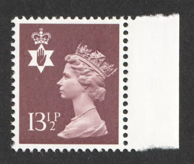 SG NI32. 13.5p Purple Brown N. Ireland UM Machin Regional Definitive.