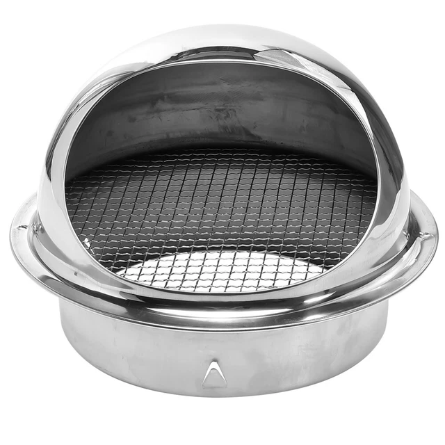 Cappa Ventilazione Rotonda Griglia Montaggio a Parete Air Soffit Scarico Fumo