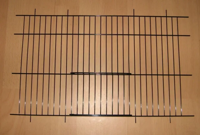 2 x BLACK CANARY / PARAKEET CAGE / CARRY UNI CAGE FRONTS 16" x 10" - WADES