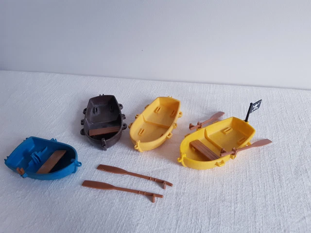 PLAYMOBIL VINTAGE LOT pirates canon coffre trésor carte épées set 4156