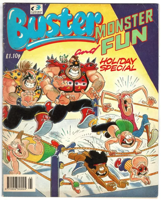 Buster & Monster Fun 1992 summer holiday special comic Faceache - combined P&P