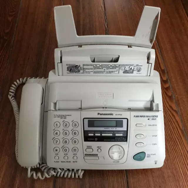 Panasonic KX-FP155 Compact Telephone Fax Copier Messaging System WORKS! Vintage!