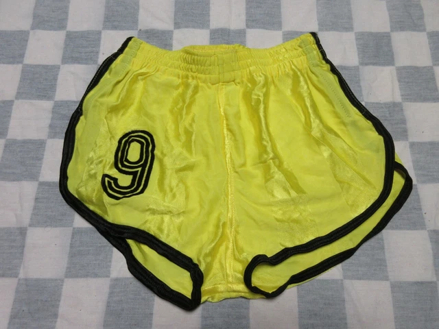 Short Polyamide Nylon Blanc Vintage années 80'S Football retro Homme