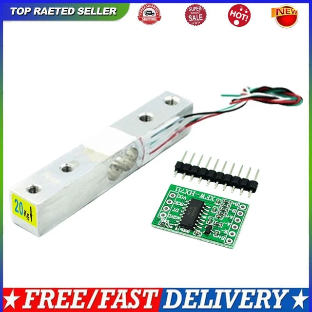 HX711 WEIGHT SENSOR Module 20KG Load Cell for Microcontroller (HX711 ...