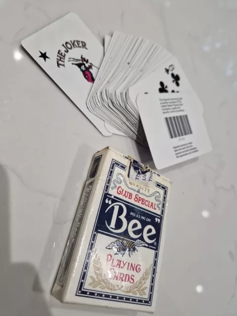 Used Vintage Bee Club Special Red Playing Card RIO Casino Las Vegas