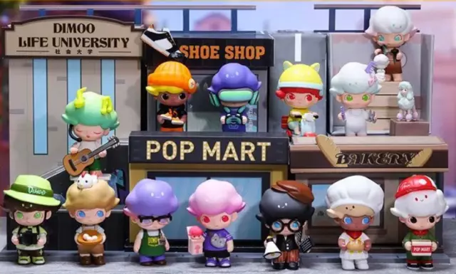 POP MART Dimoo Life University Series Blind Box Confirmed Figure Collection Toy