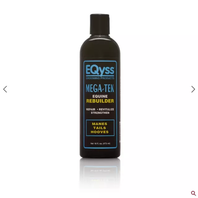 Eqyss Mega-Tek Equine Rebuilder Formula Shampoo Mane Tail Hoof Regrowth Repair 2