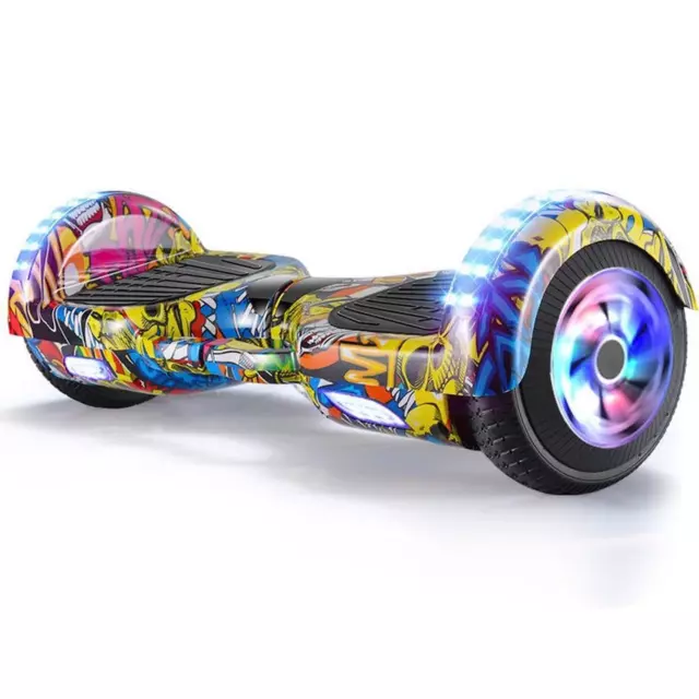 NEW 6.5” Self Balancing Electric Scooter +LED Flash Wheels Bluetooth Hover board