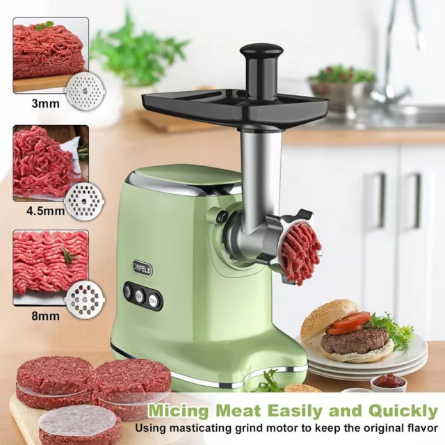 Cold Press Juicer Masticating Juicer Machines for vegetable fruit Meat Ginder US 3