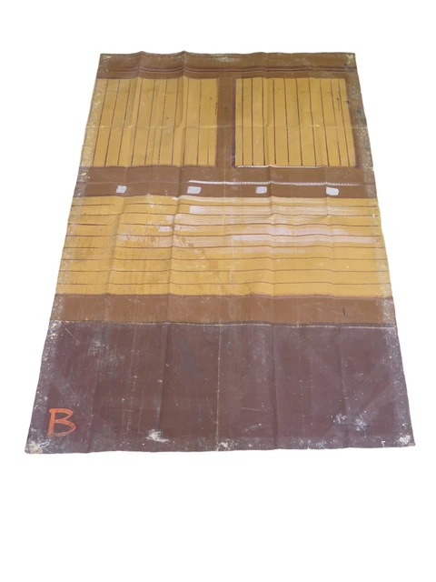 138x220 cm FONDALE DA TEATRO ANTICO DIPINTO MANO PARETE LEGNO DI TRENO CL2.44
