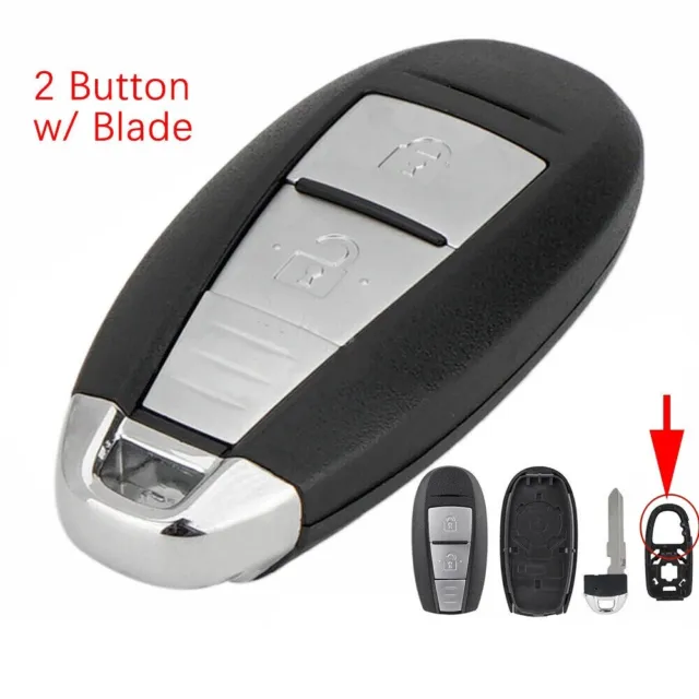 2 Button Keyless Remote Key Fob Shell For Suzuki SX4 S-Cross Vitara Swift Ignis