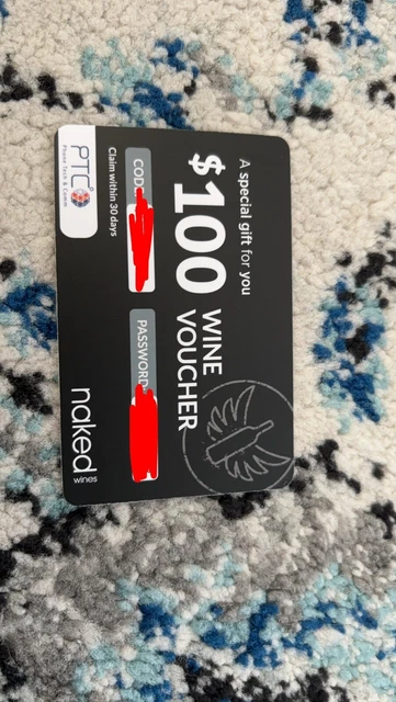 $100 Wine Gift Voucher From naked Wines