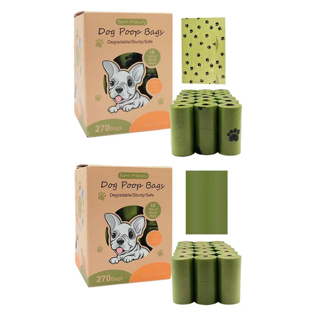 Recharges de sac de caca pour chien très résistantes biodégradables pour la