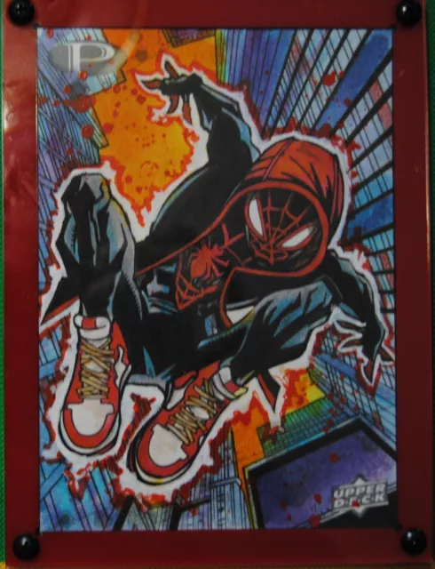 2023 Marvel Premier Spider-Man Miles Morales 5x7 Sketch, Rich Hennemann Art! 1/1