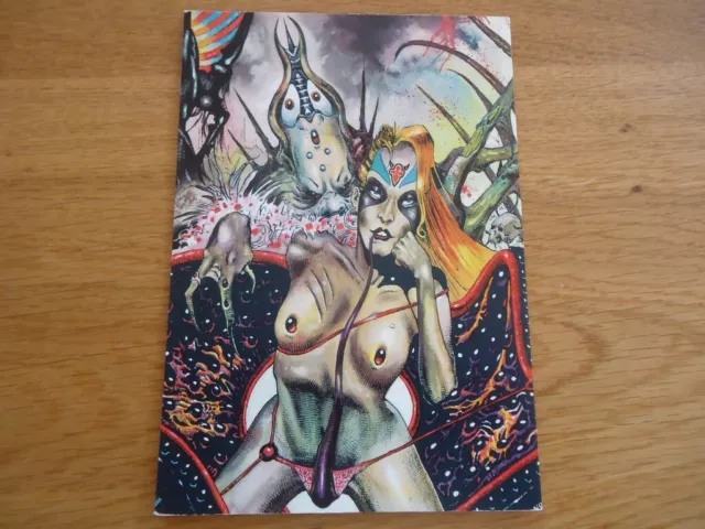 Bd Carte Postale Illustrateur 15X10 Eric Larnoy 1984 Kamelia Postcard Gothique