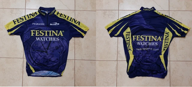 Maillot vélo vintage Festina Sibille