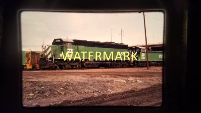 El12 Train Engine Locomotive 35Mm Slide Railroad Bn6458 Denver, C 1983