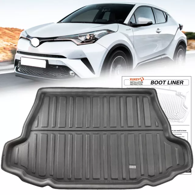 Xukey Boot Cargo Liner Carpet For Toyota C-HR CHR 17-2020  Rear Trunk Floor Mat