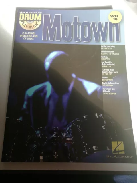 drum play-along vol.18 motown + cd