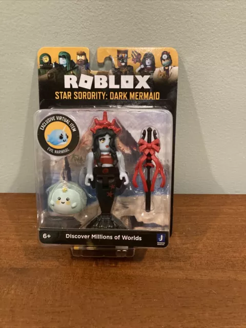 Roblox Celebrity Collection Star Sorority: Dark Mermaid Figure + Two  Mystery Figure Bundle (Includes 3 Exclusive Virtual Items) 