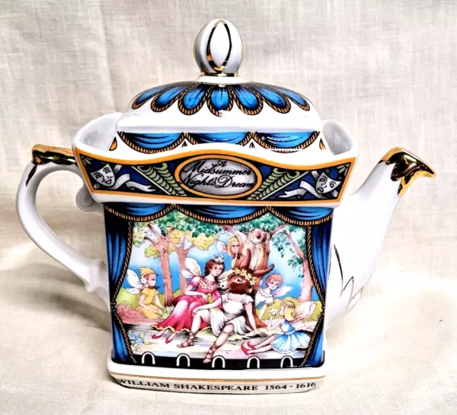 Vintage Sadler Teapot - A Midsummer Night's Dream/William Shakespeare - England