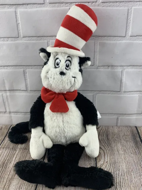 Dr. Suess Cat in The Hat 18" Plush Stuffed Toy Aurora World 2018