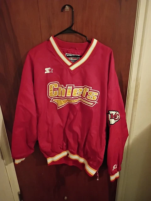STARTER PRO LINE Kansas City Chiefs NFL Satin Jacket Men's L USA