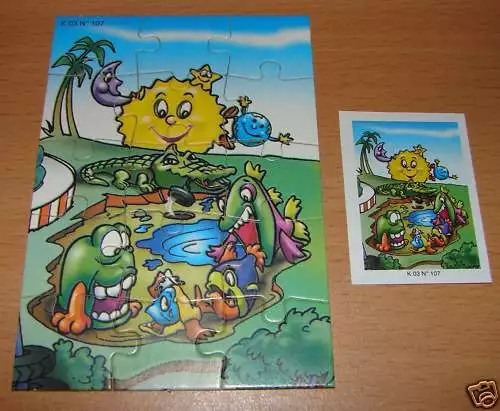 Kinder K03 N°107 Puzzle + Bpz