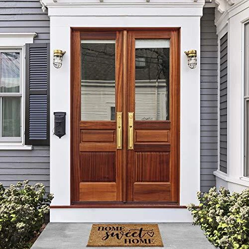 ‘’ Door Mat,  Indoor/Outdoor Non-Slip Rug, Front Door Welcome Home Sweet Home